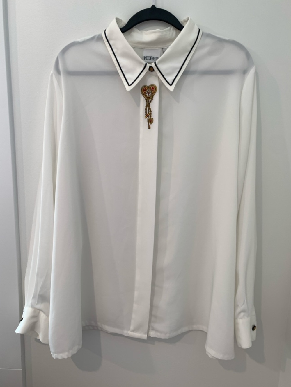 Koret vintage white button up